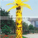 LED Coconut Palm Tree , 4.5M and Red Golden Yellow