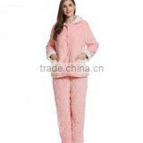 Long Nightwear Wholesale Price Nighties Hot Models in Nighty Winter Sleepwear for Women Fashion Polar Fleece Nightgown thumbnail-2