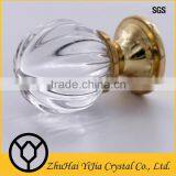 Pumpkin Style Clear Special Furniture Glass Knob thumbnail-3
