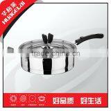 2014 LASTEST Stainless steel Frying Pan Induction Bottom