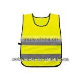 Kids hi Vis Safety Vest With Logo Printing for Road Safety, Pink, Red, Green Safety Vests