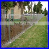 Decorative Triangle Fence/top and Bottom Roll Top Fence
