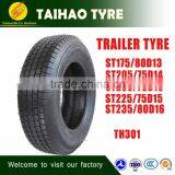 Top Quality CHINA BRAND FACTORY ST175/80D13 ST205/75D14 ST205/75D15 205/75D15 BIAS TRAILER TIRE thumbnail-1