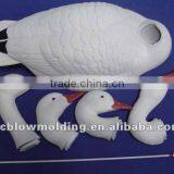 OEM Blow Molding Plastic HDPE Snow Goose Decoys Snow Geese Handicraft thumbnail-4
