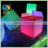 Colorful Glow Plastic LED Event Chairs Waterproof Stool thumbnail-1