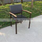 Foshan Outdoor Furniture Garden Rattan Table and Chair With Plastic Wood thumbnail-6