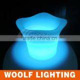 Garden Led Illuminating Plastic Flower Pot Color Changing thumbnail-1