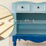 Mediterranean Style Storage Cabinet, Sailing Boat Handpainting Living Room Cabinet, Pastoral Solid Wood Cabinet (BF01-X1149) thumbnail-6