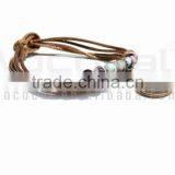 Handmade Wax Wire Ceramic Bead Bracelet thumbnail-5