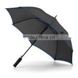 Black Automatic Customized Promotional Umbrella With EVA Handle thumbnail-2