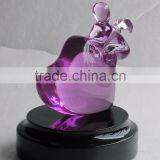 Custom Clear Resin Heart Shape Angel Figurine Small Wedding Guest Gift thumbnail-1