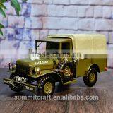 Metal Handmade Military Vehicle Old Car Model thumbnail-2