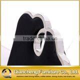 Cross Legs Stainless Steel Dining Chair for Banquet thumbnail-5