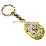 Oval Shape Alloy Keychain thumbnail-1