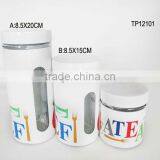 White Spraying Plastics Decorative Glass Milk Bottle thumbnail-1