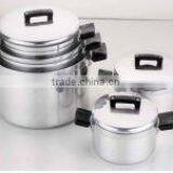 4 Pcs Stainless Steel Pots and Pans Set thumbnail-1