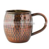 copper plated hammerred mug for sale