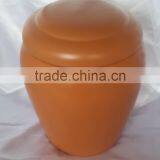 Adult Style Biodegradable Red Pottery Urns for Cremation Use thumbnail-1