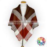 Hot Sale Fall/winter Women's Grid Knit Shawl and Scarf thumbnail-2