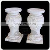 Beautidul Stone Pedestals Sculpture for Garden VP-010K thumbnail-2
