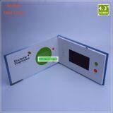 4.3 Inch Lcd Video Brochure With Video Screen , Hard Cover Video Greeting Card thumbnail-2