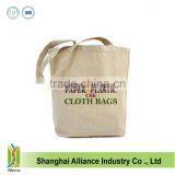 OEM ECO Friendly Organic Cotton Standard Size Cotton Tote Bag thumbnail-3