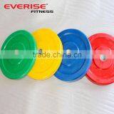 Color Solid Rubber Bumper Plate for Weight Lifting Training