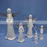 White Angel Decorations Porcelain Holiday Decorations thumbnail-1