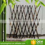 Colored bamboo trellis type bamboo rolled fence for seperation