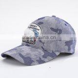 Custom Mens Camo 3d Embroidered Baseball Hats and Caps thumbnail-3