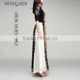 New Fashion Fashion Muslim Women Long Dress Pictures With Lace Pattern Abaya Designs HSD7448 thumbnail-2