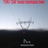 MEGATRO 110KV TD48 Tension Transmission Tower thumbnail-2