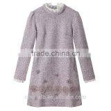 European Women Clothing Big Size Woman Winter Grid Dress thumbnail-6