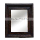 Hot Sale Picture Frame Antique Black Wood Photo Frame Wall Mirror thumbnail-1