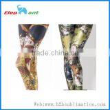 Wholesale Leggings/ Factory Manufacture Cut Print Laggins thumbnail-1