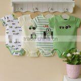 Mom and Baby 2012 Summer Baby Wear 100% Cotton Embroider Short Sleeve Bodysuit thumbnail-1