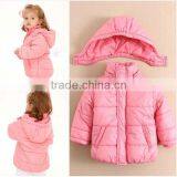 MOM AND BAB Kids Collect Waist Baby Quilted Coat, Hot Sale Girls Quilted Coats thumbnail-1