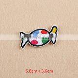 Cheap Fruit Flower Embroidery Patch ,Iron on Embroidery Pach for Garment Accessory thumbnail-3