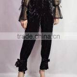 4657 Runwaylover High Waist Sexy New Design Cut Velvet Pant thumbnail-2