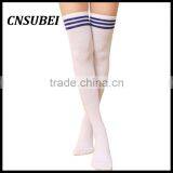 Hot Thigh High Sexy Cotton Socks Women's Striped Over Knee Girl Lady Sock thumbnail-4