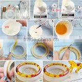 Wholesale White 8.3cm Dia. Silicone Resin Mold Bracelet thumbnail-3