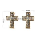 China Latest Design Of Pearl 925 Sterling Silver Hiphop Earrings Jewelry For Unisex Wholesale thumbnail-5