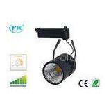 Super Bright Dimmable LED Track Light For Clothes Shop , Black Track Lighting
