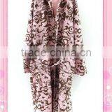 Womens Printed Microfiber Bath Gown thumbnail-1