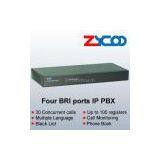 Digital IP PBX With 4 BRI