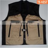 Custom fabric 2017 hot selling sleeveless reflective jacket