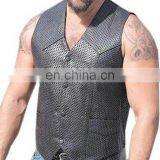 Gents Leather Vest Art No: 1326