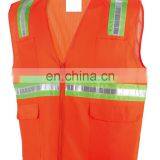 EN/ISO20471 Hi-Vis Safety Vest with Hi-Vis Reflective Tape