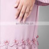 Simple Style Flower Baju Kurung New Arrival Muslim Lady Baju Kebaya Classical Clothing In Dubai thumbnail-4