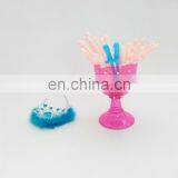 Bride Plastic Goblet With Plastic Drinking Straw and Tiara Crown Bachelorette Party Set Supply thumbnail-3